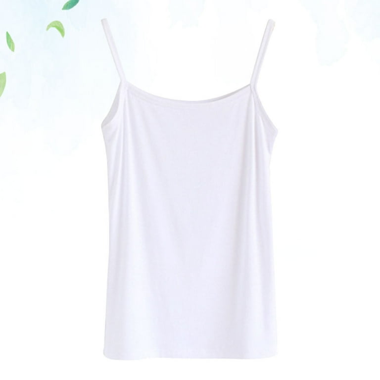 トップス enof ace camisole Eease White Adjustable Spaghetti Strap Tank Cami XL Women's Basic