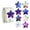 Q204, variant on 500Pcs/Roll Colorful Star Round Sticker Adhesive Glittering Labels Roll for Reward Charts Kids Teachers