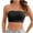 #354-Black, variant on Censtreet Women's Strapless Front Closure Bra One Piece Comfort Wireless Bottom Plus Size Bras