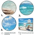 thumbnail image 3 of Designart "Sunkissed Sands at the Beach II" Nautical & Beach Floater Framed Canvas Print, 3 of 7