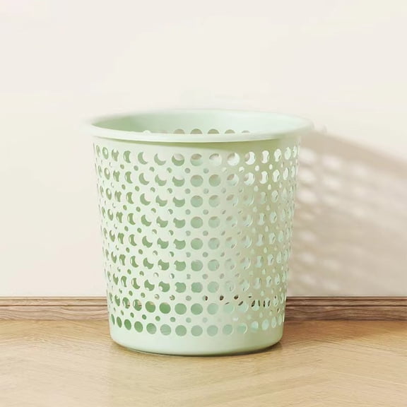 Byujiro Trash Can Open-Top Hollow-Out Multi-Use Trash Bin for Bedroom, Bathroom, Home, Small Spaces & Office