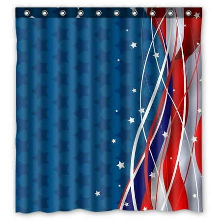 Gckg Patriotic Background Stars And Stripes Waterproof Polyester