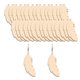 thumbnail image 3 of 50 Uds. De pendientes de madera, accesorios simples y elegantes para las orejas, joyería informal, adorno para las orejas de fiesta para mujeres y niñas (beige) FRCOLOR Hogar7424523, 3 of 7