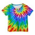 thumbnail image 3 of Kiijoy Toddler Boys Tie Dyed T-Shirt Summer Casual Short Sleeve T Shirt, Sizes 3-13 & Husky, 3 of 3