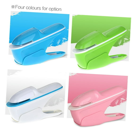 Nishore Stapler,Hand-held Stapler Paper Business Commercial Business Commercial Office Staple Free Stapler Staples Staple 7 Paper Eryue Hand-held Stapler White