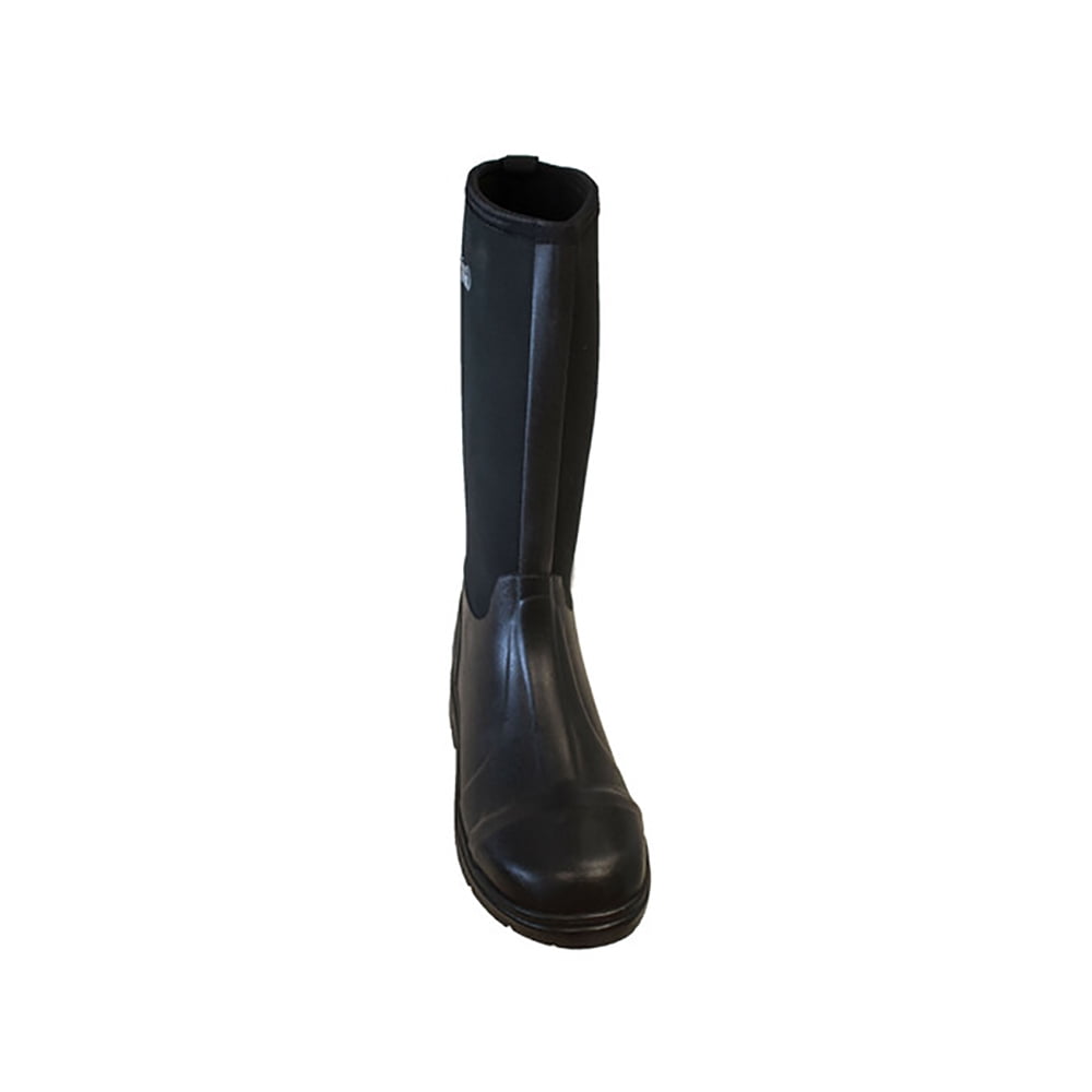Men's 16" Cement Rubber Boot Steel Toe Black