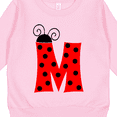 thumbnail image 3 of Inktastic Cute Lady Bug Initial M Toddler Sweatshirt, 3 of 4