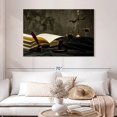 thumbnail image 2 of Elephant Stock Judge Mallet And Books Wall Art - Horizontal Canvas Wall Art - Living Room Wall Decor - Profession Canvas - Black And Gray Decor - 48" x 32", 2 of 8