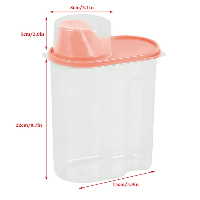 LANGINGDE - Contenedores de alacenaiento de cereales, 2.8 l/94 onzas LANGINGDE - Contenedores de alacenaiento de cereales, 2.8 l/94 onzas