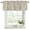 Off-White, variant on 2 Pack Valances for Window, Teal Orange Eucalyptus Short Curtains for Kitchen Bedroom Living Room, Spring Botanical Leaves Rod Pocket Small Window Treatment Valance Drapes 42 x 18 Inch