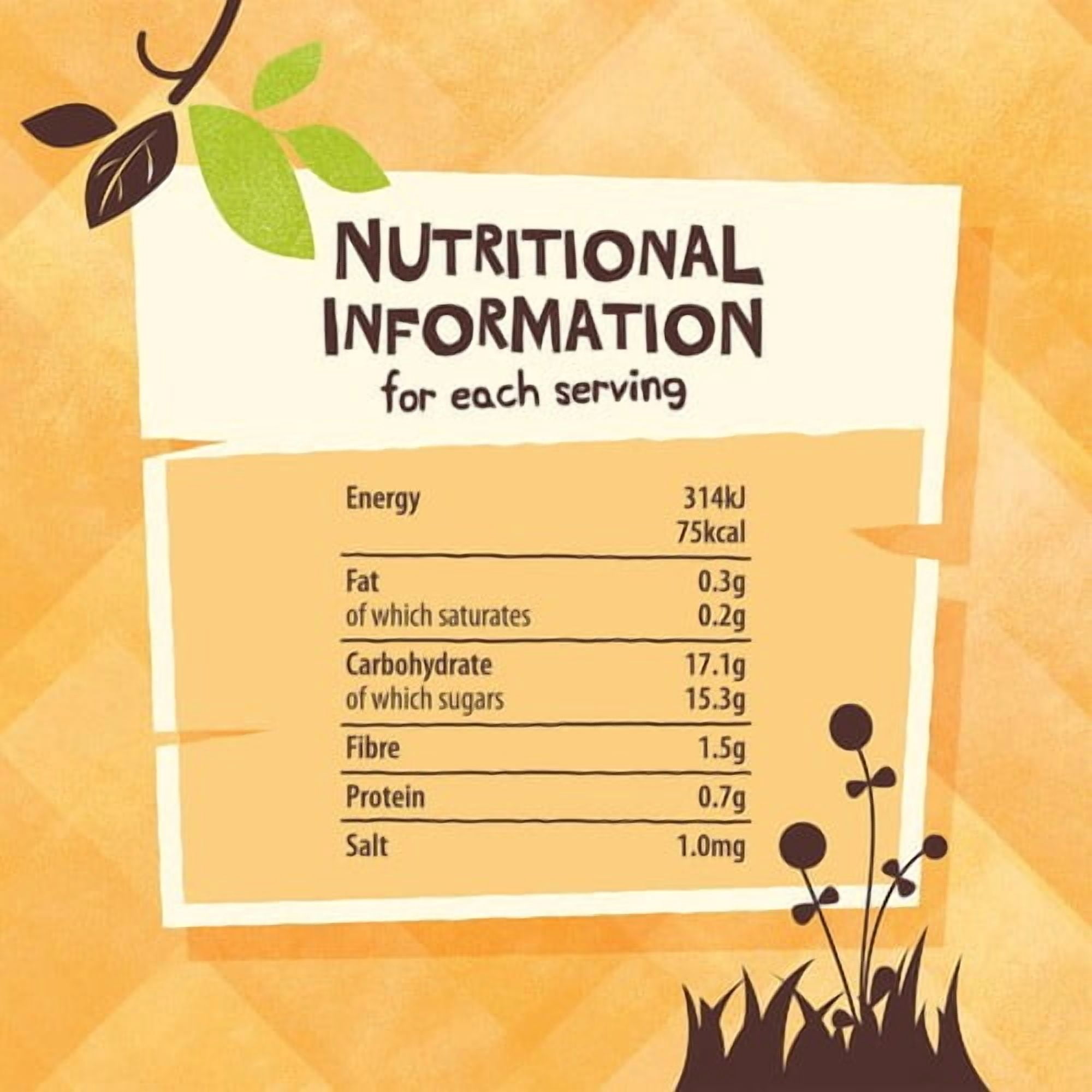 Giving Tree Freeze Dried Mango Crisps 38g, British Import (Pack of 2)