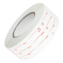 Food Labels Stickers for Containers Refrigerator Storage White