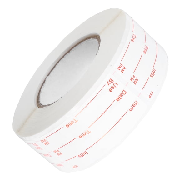 Food Labels Stickers for Containers Refrigerator Storage White