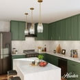 thumbnail image 3 of Hunter - Rossmoor 1-light Luxe Gold, Mini Pendant Light, Dimmable, Formal Style, Bell Shaped, for Bedrooms, Dining, Living Rooms - 13158, 3 of 7