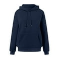 thumbnail image 6 of larppty Hoodies for Women, Fall Pullover Sweatshirt, Oversized Lightweight Sweatshirts (Navy, 3XL), 6 of 6