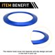 thumbnail image 5 of Unique Bargains 1 Pc Anillo de cubierta del interruptor de botón de inicio y parada del motor para Ford F-150 2016-2021 Decoración de anillo de arranque de llave de encendido Aleación de aluminio azul, 5 of 6