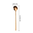 thumbnail image 3 of Beautynvta 304 Stainless Steel Coffee Mixing Spoons, Long Handle Tea Spoon for Mixing, Cocktail Stirring, Coffee, Cold Drink, 5.3 In, Rose Gold, 3 of 6
