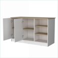 thumbnail image 5 of Kitchen Island with 2 Doors & 3 Open Shelves | 35.6” H x 59” W | Contemporary | Melamine, 5 of 7