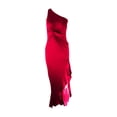 thumbnail image 1 of Vestidos de novia Prolriy para mujer, vestido formal largo con volantes y abertura hasta el suelo, vestido de noche, vestidos de fiesta para mujer 2024, vestido formal rojo M, 1 of 4