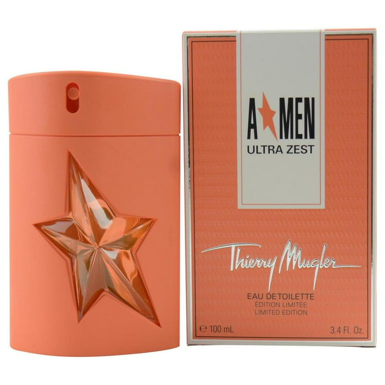 Angel Ultra Zest by Thierry Mugler 3.4 oz EDT Spray for Men A Men
