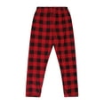 thumbnail image 4 of Seyurigaoka Matching Family Christmas Pajamas, Deer Raglan Tops + Plaid Pants, 4 of 8