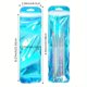thumbnail image 4 of 50 bolsas de regalo holográficas con cremallera azul, embalaje resellable for artículos pequeños, ideal for guardar joyas y bolígrafos, 4 of 4