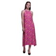 thumbnail image 1 of Bimba Robe de Plage d'Été pour Femme, Dos Nu, Col Licou, Soirée, X-Grand à Motif Floral, 1 of 6