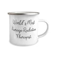 thumbnail image 2 of Unique Radiation therapist Gifts, World's Most Average, Birthday Gifts, 12oz Camper Mug For Radiation therapist from Friends, Radiation therapist birthday card, Radiation therapist mug, Radiation, 2 of 2