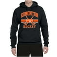 thumbnail image 2 of Wild Bobby City of Edmonton Hockey Fantasy Fan Sports Unisex Hoodie Sweatshirt, Black, XX-Large, 2 of 5