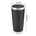 thumbnail image 3 of Suv Garbage Bin Car Cup Holder Trash Can With Cover Organizer Storage Box Bucket, 3 of 5