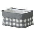 thumbnail image 2 of Apmemiss Clearance Buffalo Plaid Check Storage Basket Bins Foldable Laundry Hamper Toy Storage Bins Box Organizer for Home Boys Girls Office Closet Shelf Nursery Baskets, 2 of 6