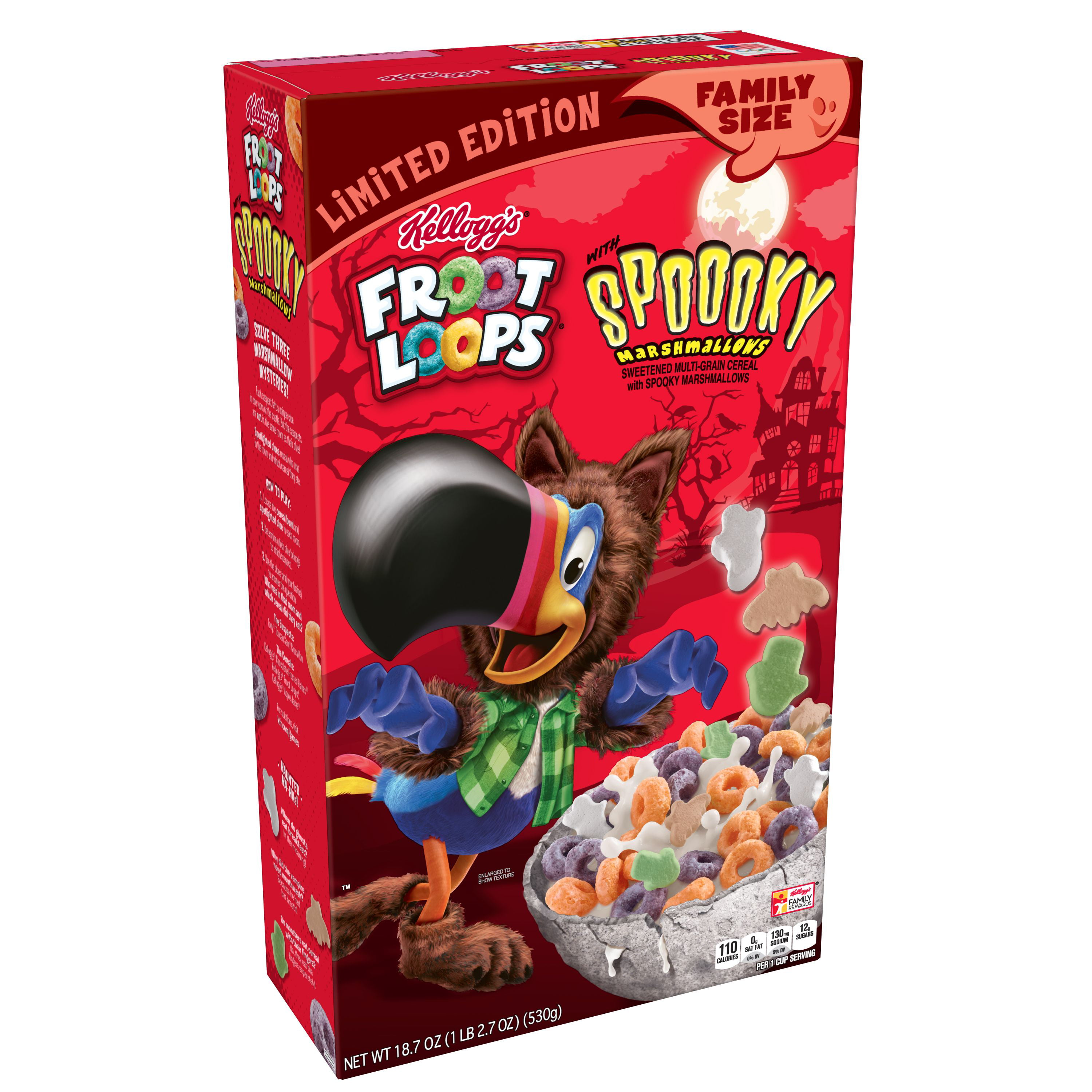 Kellogg's Froot Loops with Marshmallows Halloween Edition 18.7 Oz ...