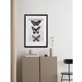 thumbnail image 5 of Cuadro decorativo mariposas LUNE ART GALLERY AnimalArt pintura a mano marco negro vidrio, 5 of 5