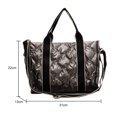 thumbnail image 3 of Bolsa bandolera de otoño invierno de mano de viaje acolchado de algodón (gris) Likrtyny  Para Estrenar, 3 of 9