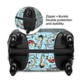 thumbnail image 4 of Lsque Cartoon Pirate Printed Luggage Cover, Travel Luggage Protector,Scratch and Dirt Resistant, Fits 18-32 Inch Luggage - Large, 4 of 9