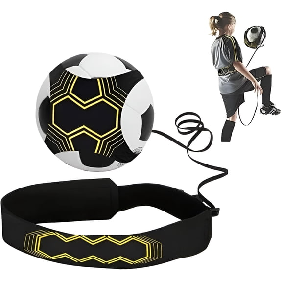 BESTSKY Soccer Training Equipment,Soccer Practice - Football Kick Trainer,Thickened Soccer Solo Skill Practice Training Aid,Soccer Trainer for Kids Adults Football Gifts for Boys Girls