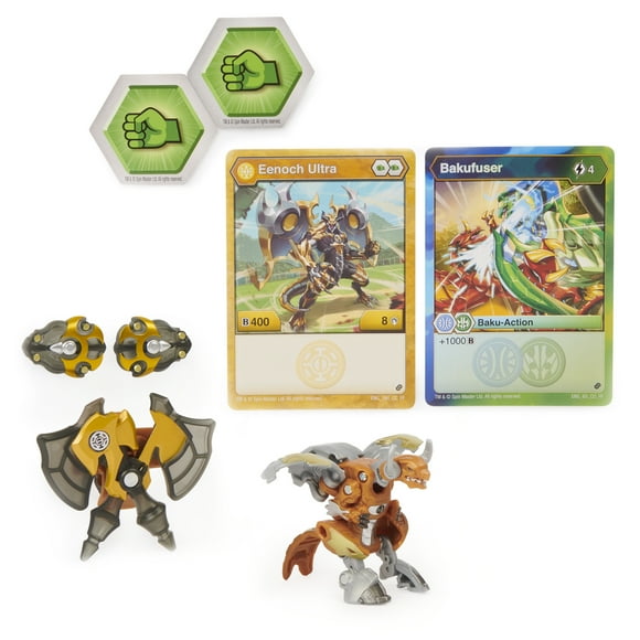 Bakugan Ultra, Eenoch with Transforming Baku-Gear, Armored Alliance 3-inch Tall Collectible Action Figure