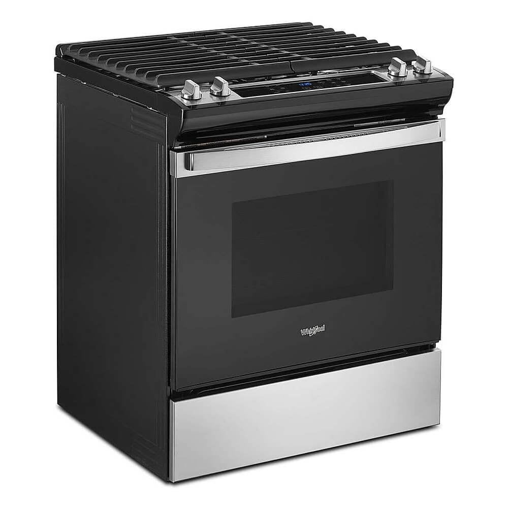 Whirlpool WEG515S0LS 5.0 Cu. Ft. Stainless Gas Range with Frozen Bake Technology