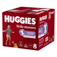 thumbnail image 4 of HUGGIES Little Movers Baby Diapers, Size 3-8, 4 of 9