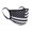 White, variant on US Flag Reusable 3 Layer Facemask
