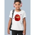 thumbnail image 2 of Hairy Monster Greeting T-Shirt Juniors -Image by Shutterstock,  Medium, 2 of 4