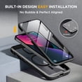 thumbnail image 3 of Funda de teléfono Miracase Glass Series para iPhone 13 de 6.1 pulgadas, negra, 3 of 7