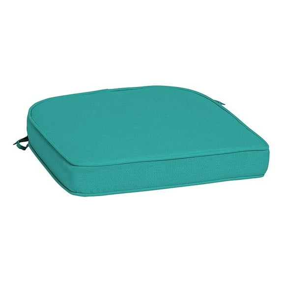 ProFoam Outdoor Seat Cushion 19x20, Surf Teal - Rounded Back Patio Cushion, UV & Water Resistant, Replacement Foam Pad