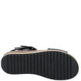 thumbnail image 3 of Hush Puppies Womens Ellie Leather Wedge Sandals, 3 of 4