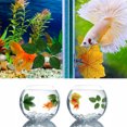 thumbnail image 5 of Shulemin 8Pcs Betta Fish Leaf Pad Hammock Resting Spot Fish Tank Decoration Ornamental Simulation Plants for Fish Reptile, 5 of 8