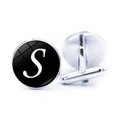 thumbnail image 2 of LYMAYTER Letter Cufflinks 1 Pair Men's Cufflinks - Letter Pattern, Electroplated, 2 of 7