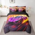 thumbnail image 2 of Castle Fairy Sport Car Twin Bedding Sets for Adults,Speed Race Car Bedding Comforter Set, 2 of 8