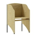thumbnail image 2 of Flash Furniture Starter Study Carrel in Oak Finish, 2 of 11