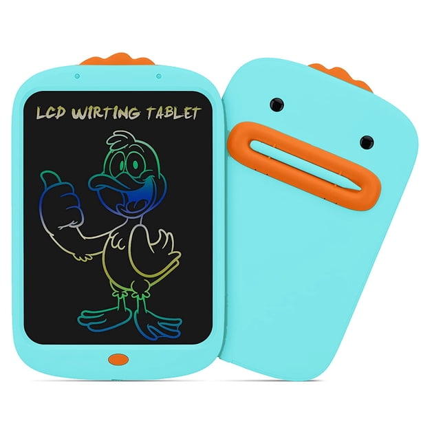Tableta de escritura LCD de juguete para niños - Tablero de dibujo colorido de 10.1 pulgadas Bloc de dibujo de luz electrónico Lindo juego educativo y de aprendizaje 3 años de edad y más Niñas niños pequeños Zhivalor 222572-2