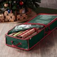 thumbnail image 2 of Bolsa de almacenamiento de papel para envolver regalos de Navidad, contenedor para guardar regalos, accesorios navideños, caja de almacenamiento para envolver regalos debajo de la cama, 2 of 5